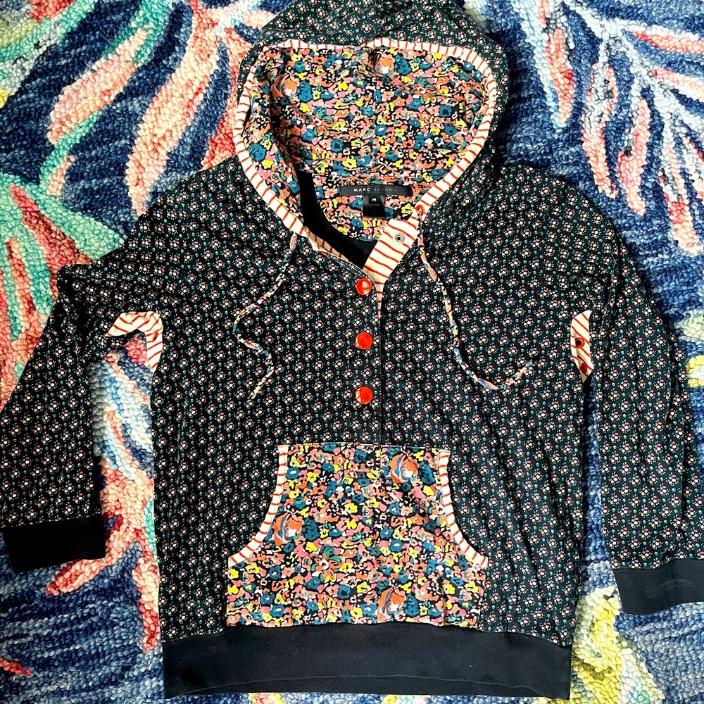Marc Jacobs Pullover Pocket Hoodie